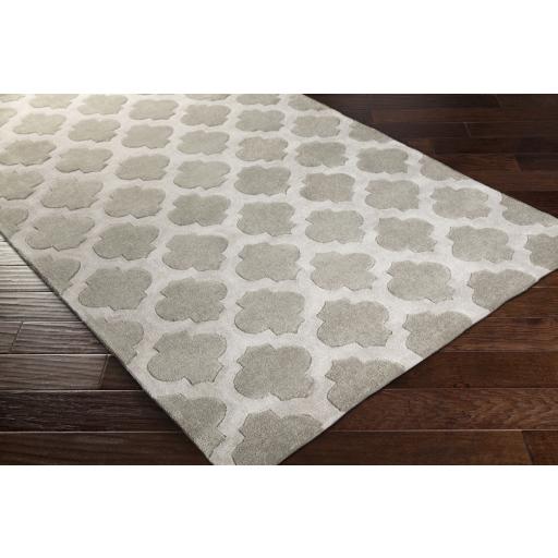 Surya Cosmopolitan COS-9227 Light Gray Taupe 8' Round Rug