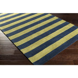 Surya Cosmopolitan COS-9249 Dark Blue Light Olive 9' x 13' Rug