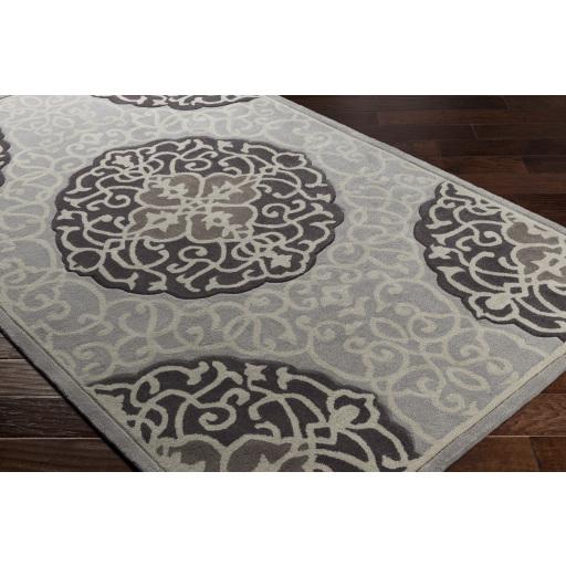 Surya Cosmopolitan COS-9291 Black Charcoal 9' x 13' Rug
