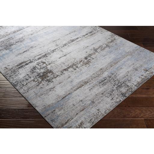 Surya Couture CTU-2304 Charcoal Dark Brown 2' x 3' Rug