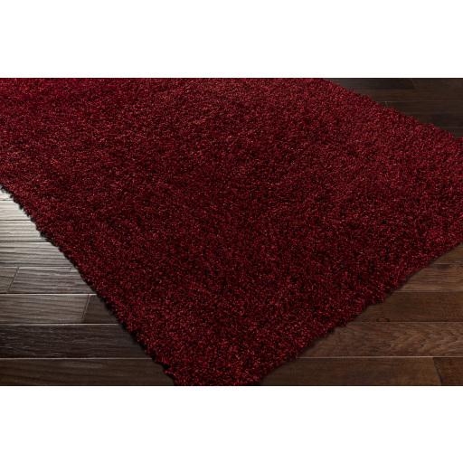 Surya Croix CRX-2996 Black Red 9' Round Rug