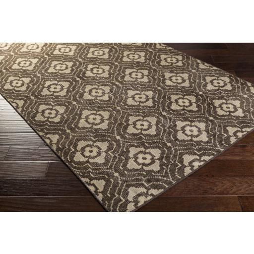 Surya Cypress CYP-1013 Beige Dark Brown 2'6" x 8' Rug