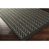 Surya Dasher DSH-5000 Black Off-White 5' x 7'6" Rug