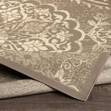 Surya Eagean EAG-2362 Beige Dark Brown 6'7" Square Rug