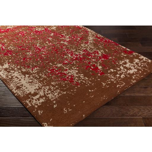 Surya Egypt EGT-3078 Beige Brick Red 8' x 10' Rug