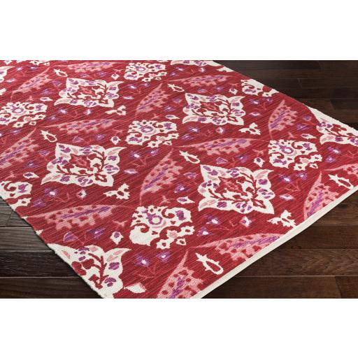 Surya Elaine ELI-3092 Blush Bright Red 8' x 11' Rug