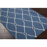 Surya Fallon FAL-1011 Dark Blue Light Beige 2'6" x 8' Rug