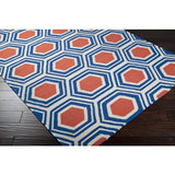 Surya Fallon FAL-1035 Burnt Orange Dark Blue 2' x 3' Rug
