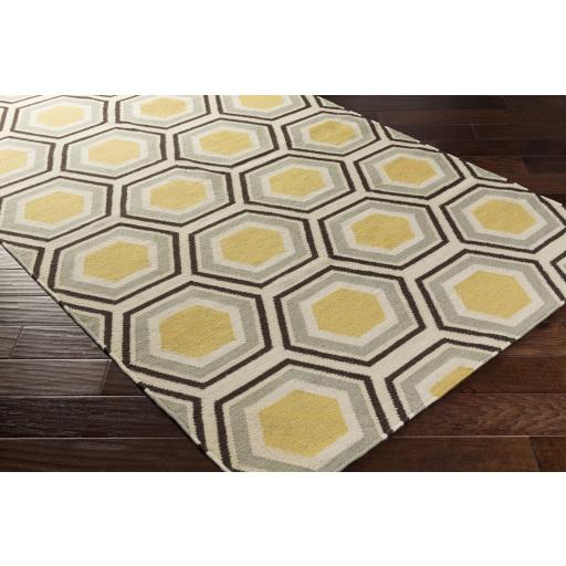 Surya Fallon FAL-1037 Black Light Beige 8' Round Rug