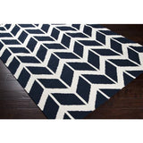 Surya Fallon FAL-1055 Ink Blue Light Beige 2' x 3' Rug
