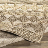 Surya Farmhouse Naturals FNS-2302 Beige Light Brown 9' x 12' Rug