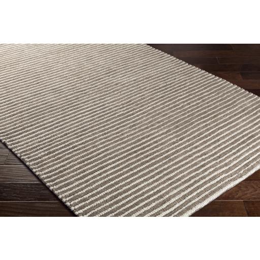 Surya Felix FIX-4001 Dark Brown Oatmeal 4' x 6' Rug