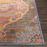 Surya Floransa FSA-2321 Burnt Orange Fuchsia 5'3" x 7'1" Rug