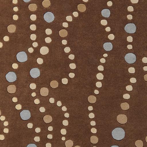 Surya Forum FM-7010 Dark Brown Light Brown 9'9" Round Rug