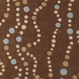 Surya Forum FM-7010 Dark Brown Light Brown 9'9" Round Rug