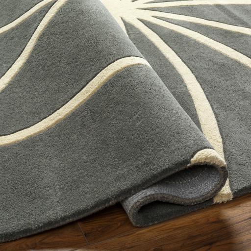 Surya Forum FM-7173 Charcoal Ivory 9'9" Round Rug