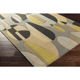 Surya Forum FM-7198 Black Charcoal 9'9" Square Rug