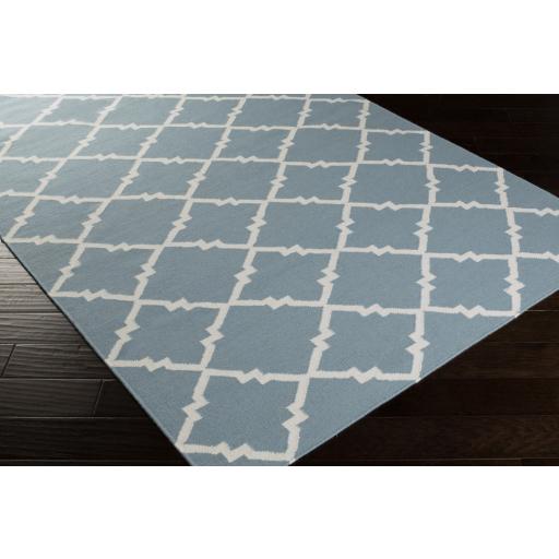 Surya Frontier FT-229 Cream Teal 3'6" x 5'6" Rug