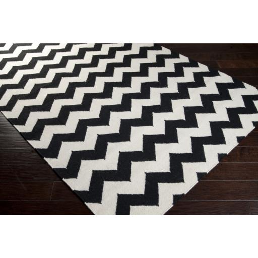 Surya Frontier FT-238 Black Cream 9' x 13' Rug
