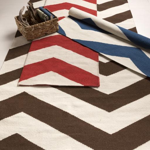 Surya Frontier FT-274 Red White 3'6" x 5'6" Rug