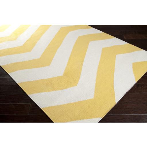 Surya Frontier FT-278 White Yellow 3'6" x 5'6" Rug