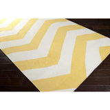 Surya Frontier FT-278 White Yellow 3'6" x 5'6" Rug
