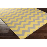 Surya Frontier FT-290 Gray Mustard 5' x 8' Rug