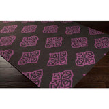 Surya Frontier FT-365 Dark Brown Medium Purple 8' x 11' Rug