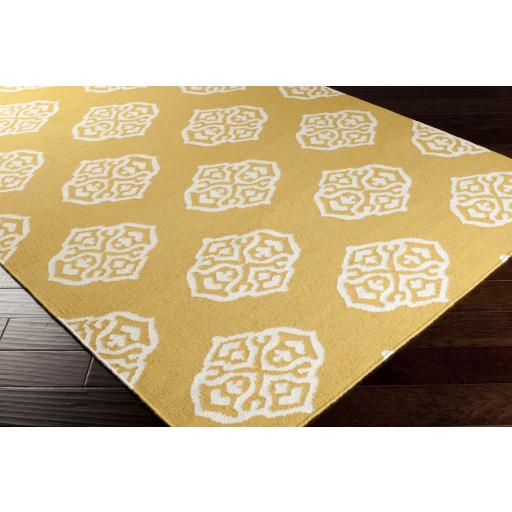 Surya Frontier FT-376 Mustard Off-White 3'6" x 5'6" Rug
