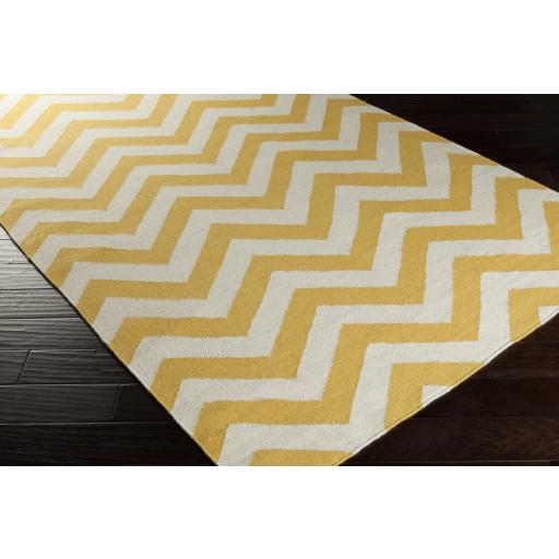 Surya Frontier FT-453 Ivory Mustard 2'6" x 8' Rug