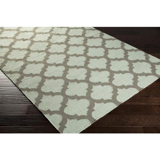 Surya Frontier FT-479 Charcoal Seafoam 2'6" x 8' Rug