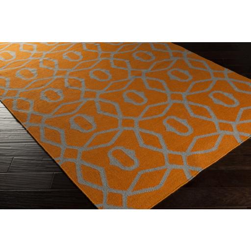 Surya Frontier FT-493 Burnt Orange Seafoam 2'6" x 8' Rug