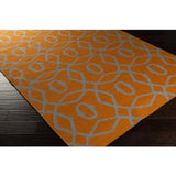 Surya Frontier FT-493 Burnt Orange Seafoam 2'6" x 8' Rug