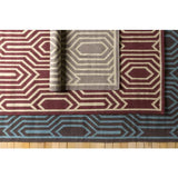 Surya Frontier FT-530 Brick Red Cream 2'6" x 8' Rug