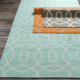 Surya Frontier FT-533 Gray Light Beige 2'6" x 8' Rug