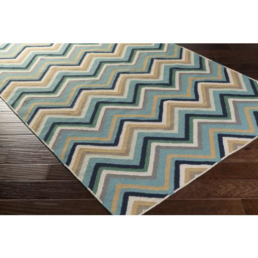 Surya Frontier FT-595 Blue Brown 3'6" x 5'6" Rug
