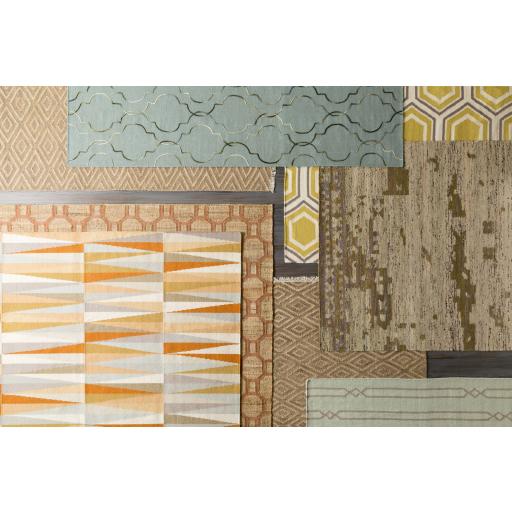 Surya Frontier FT-611 Gray Seafoam 3'6" x 5'6" Rug