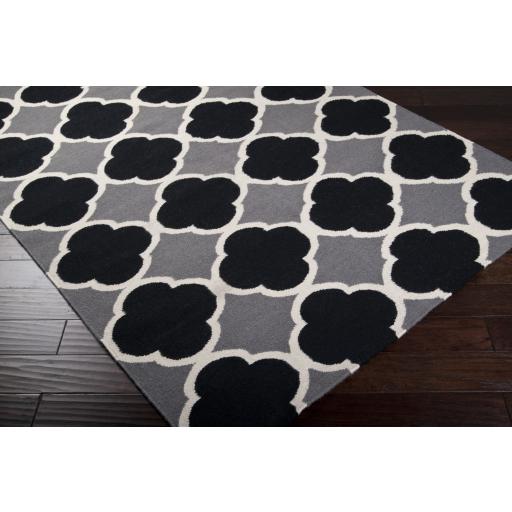 Surya Frontier FT-66 Black Gray 9' x 13' Rug