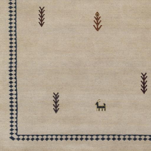 Surya Gava GAV-5003 Dark Brown Dark Green 5' x 7'6" Rug