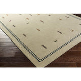 Surya Gava GAV-5003 Dark Brown Dark Green 5' x 7'6" Rug