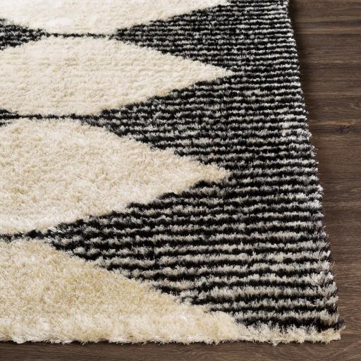 Surya Gibraltar GIB-2301 Black Ivory 8'10" x 12' Rug