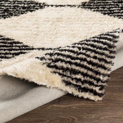 Surya Gibraltar GIB-2301 Black Ivory 8'10" x 12' Rug