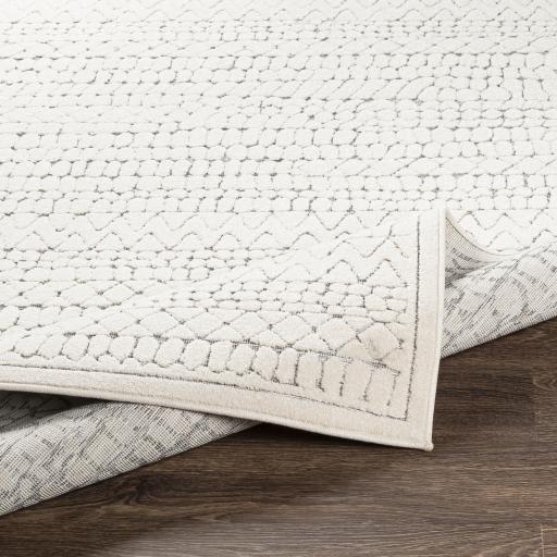 Surya Greenwich GWC-2321 Charcoal Light Beige 2' x 2'11" Rug