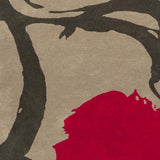 Surya Harlequin HQL-8002 Burgundy Charcoal 9' x 12' Rug