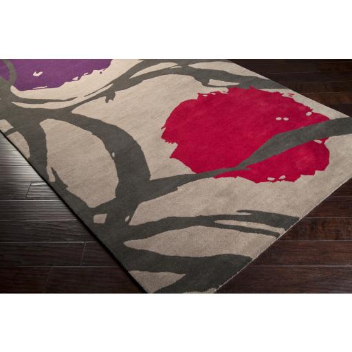 Surya Harlequin HQL-8002 Burgundy Charcoal 9' x 12' Rug