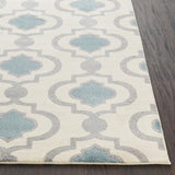 Surya Horizon HRZ-1021 Cream Denim 7'10" Round Rug