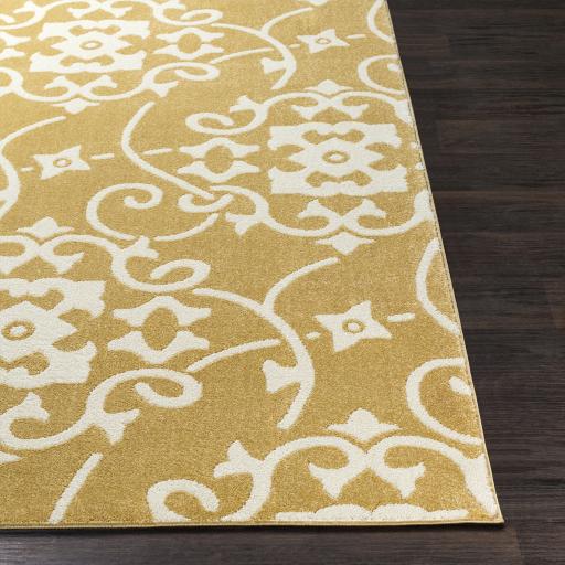 Surya Horizon HRZ-2307 Cream Mustard 9' x 12'6" Rug