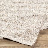Surya Ingrid ING-2006 Metallic Silver White 5' x 7'6" Rug