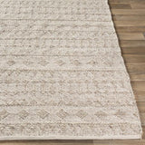Surya Ingrid ING-2006 Metallic Silver White 8' x 10' Rug