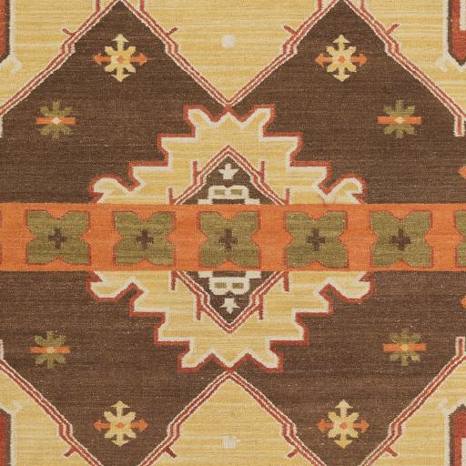Surya Jewel Tone II JTII-2035 Burnt Orange Light Beige 8' x 11' Rug